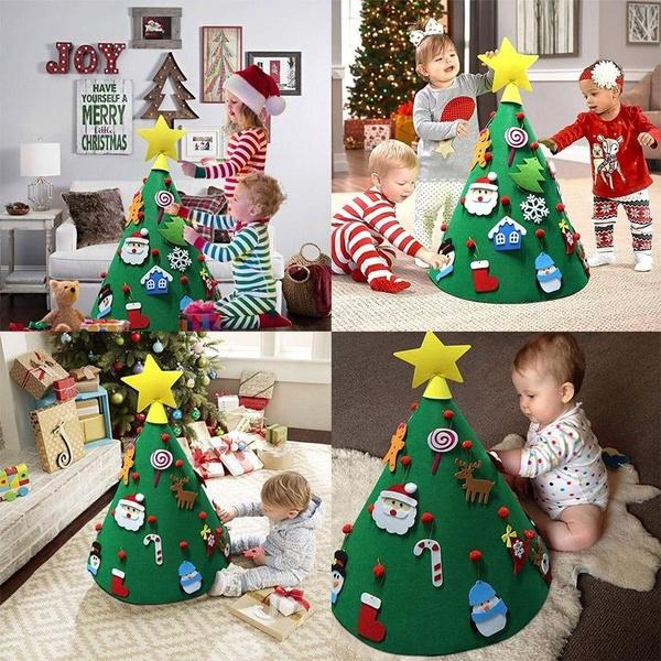 DIY 3D Felt Christmas Tree Upgraded Toddler Christmas Tree Outlet Amazon