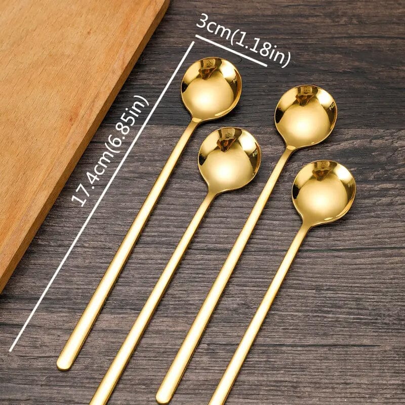 4-Piece: 6.85'' Coffee Espresso Spoons Amazing Pice Cheap Online