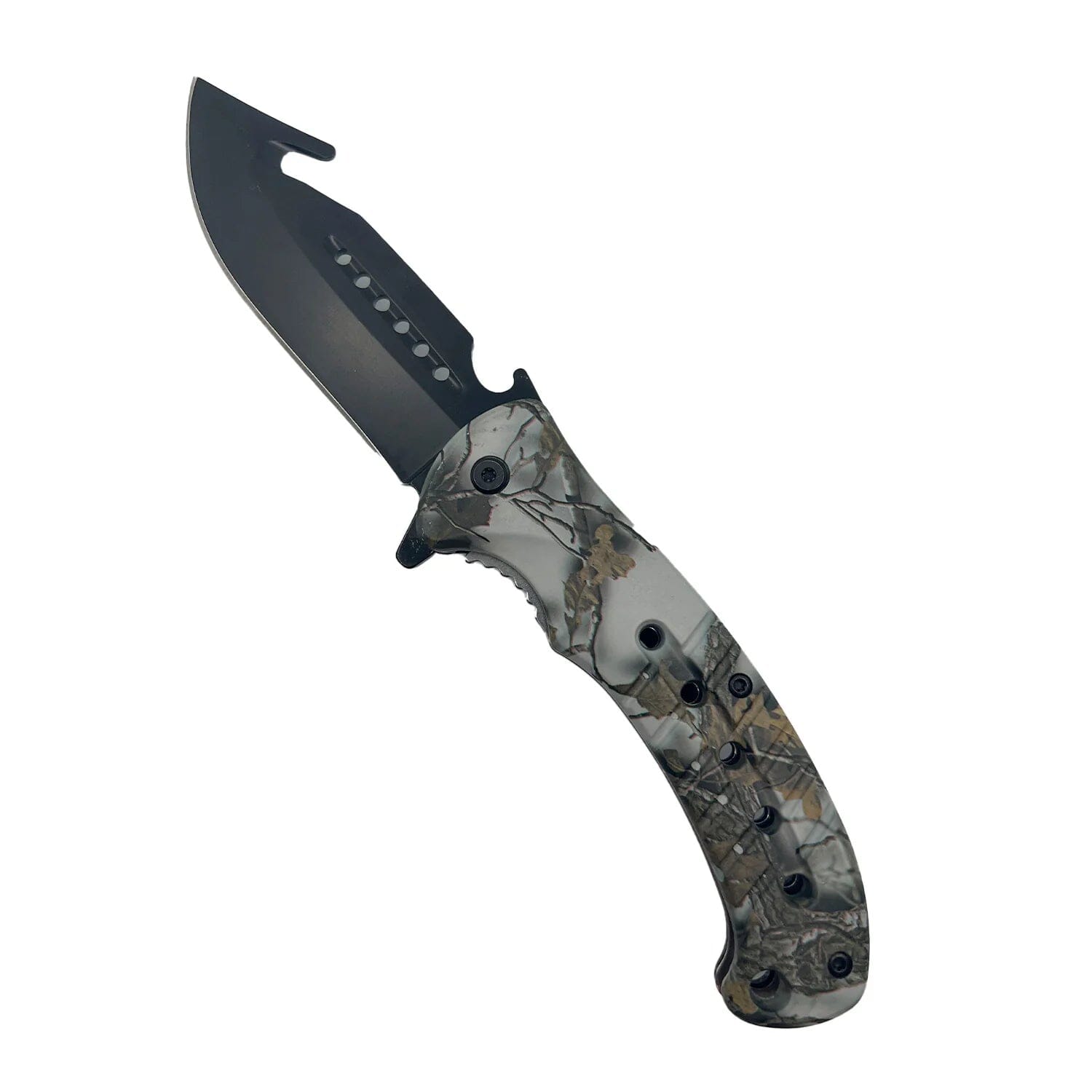 2-Pack: 8.75 Camo Spring Assisted Knife with ABS Handle Official Site Sale Online