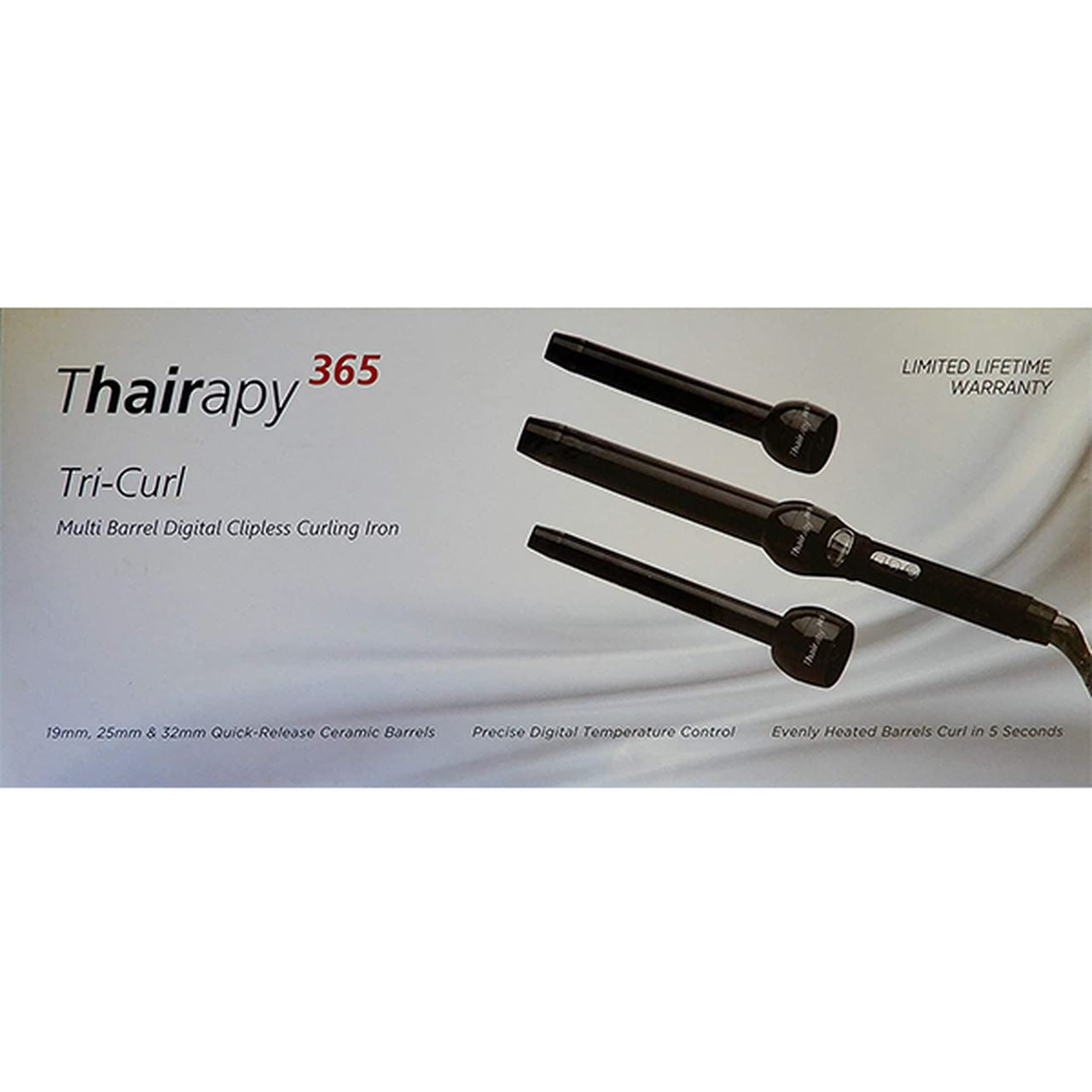 Thairapy 365 Tri-Curl Multi-Barrel Digital Clipless Curling Iron Sast For Sale