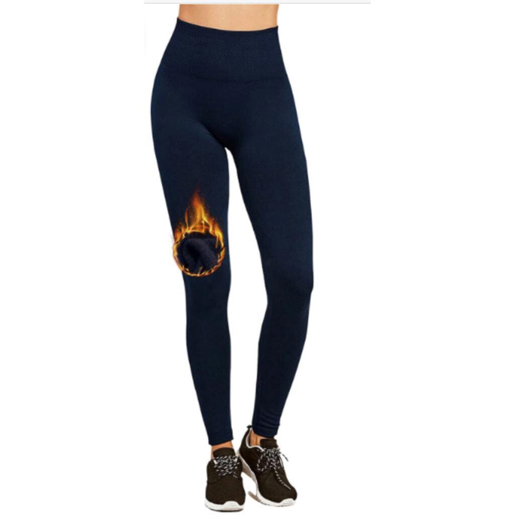 Women's Extra 220g Fleece Leggings High Waist Stretchy Warm Leggings (One Size) Buy Cheap Get Authentic