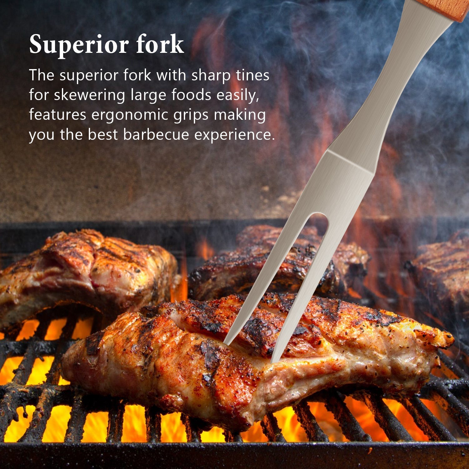 4-Pack: Stainless Steel BBQ Grill Tool Set Cheap Purchase