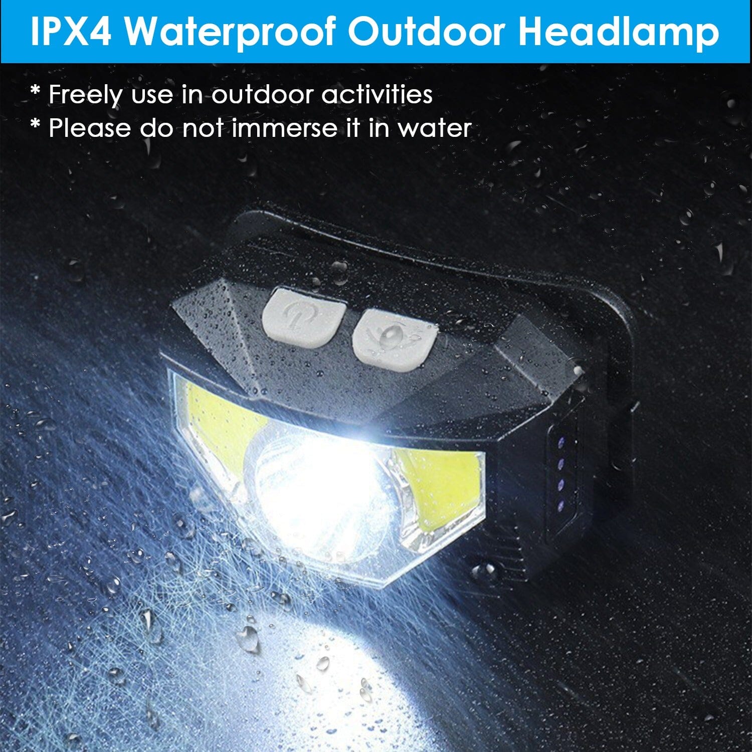 2-Pack: Rechargeable Motion Sensor Headlamp 6 Light Modes Headlight Clearance Footlocker Finishline