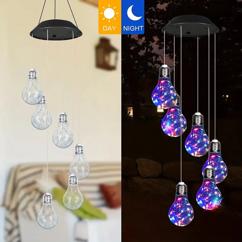 Colorful Lights Solar Wind Chimes for Outside Affordable Sale Online