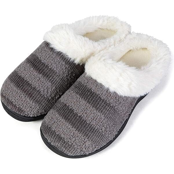 Roxoni Women's Cozy Memory Foam Slippers, Fuzzy Warm Faux Fur Buy Cheap 100% Original