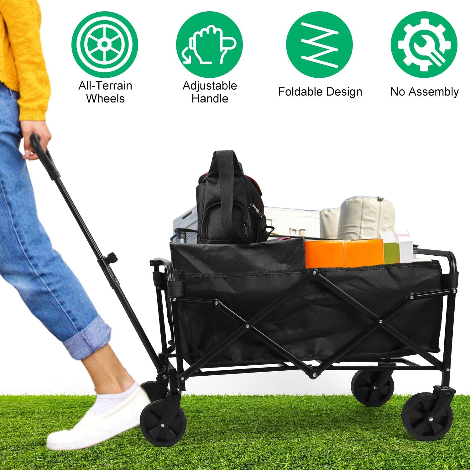 Collapsible Folding Wagon Cart Best Place Online