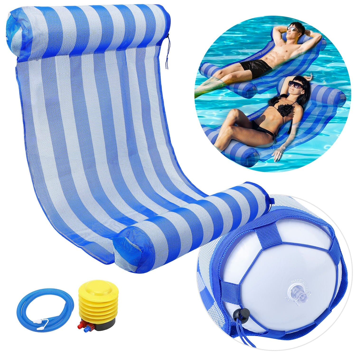 Swimming Pool Float Hammock Inflatable Free Shipping Low Cost