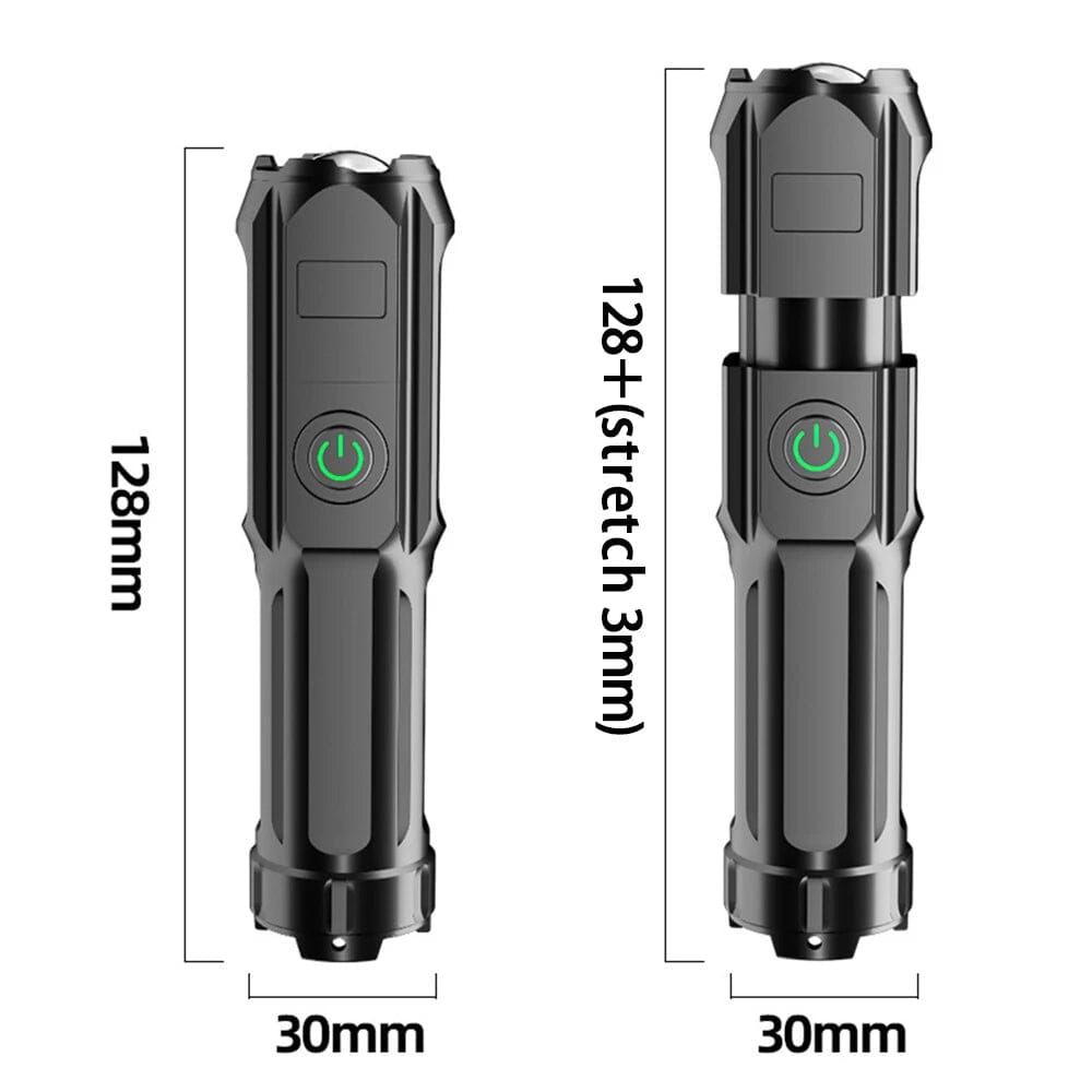 2-Pack: Portable and Multi-Functional Telescopic Zoomable Flashlight Cheap Pice Original