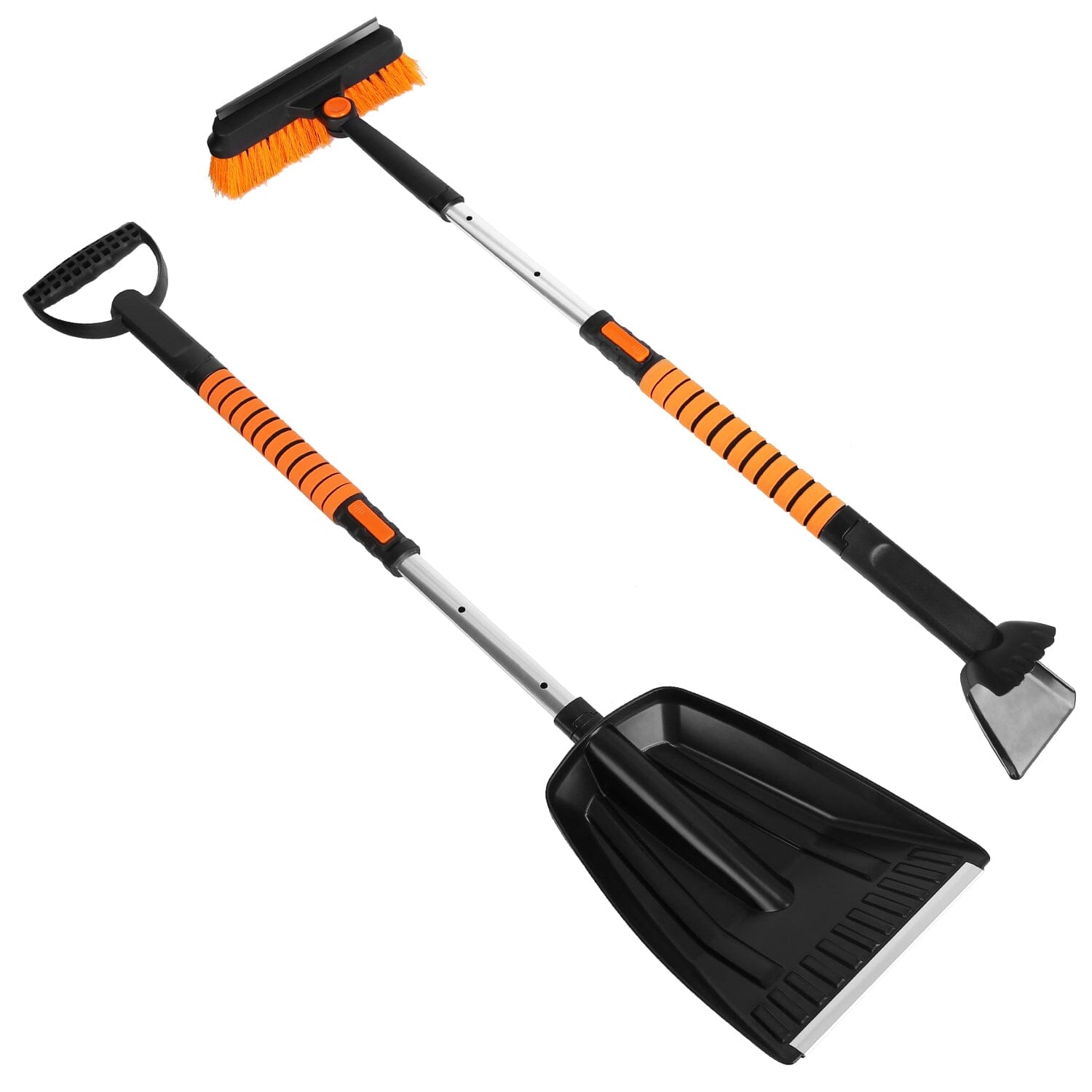 5-in-1 Detachable 180° Adjustable Ice Scraper Snow Shovel Clearance Discounts