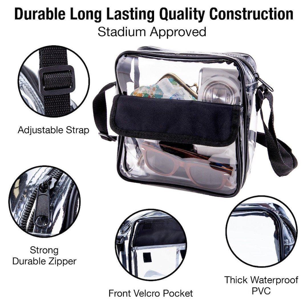 Clear Crossbody Messenger Shoulder Bag Buy Cheap Big Discount