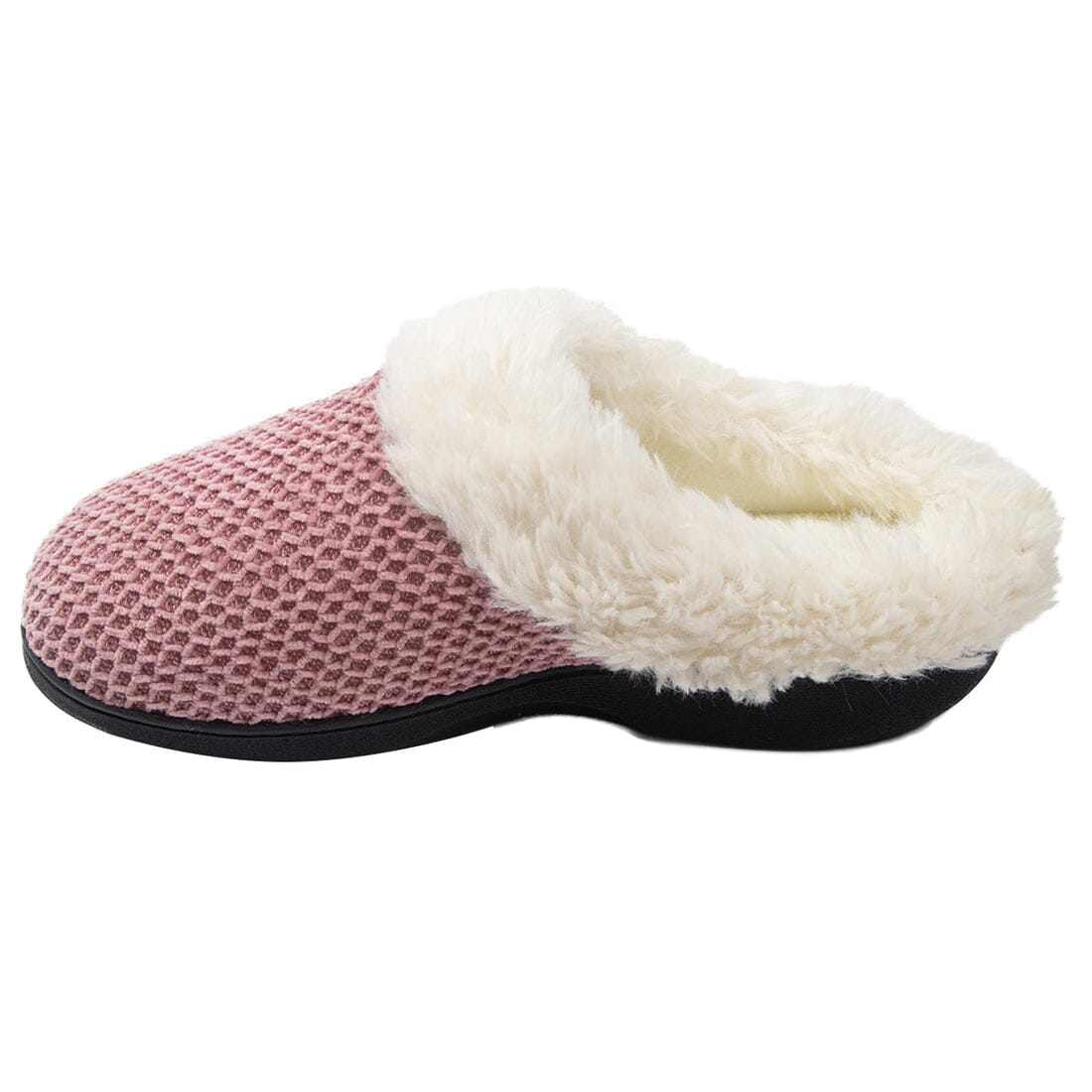 Roxoni Women's Fleece Trim Knit Sweater Furr Clog Slipper Clearance Get To Buy
