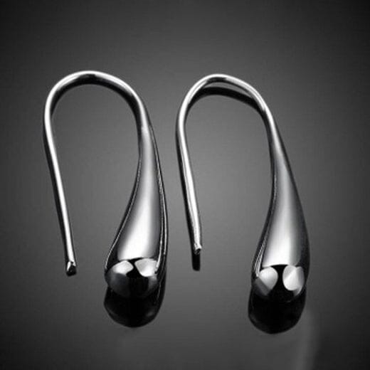 Sterling Silver Plated Waterdrop Hook Earrings Big Discount For Sale