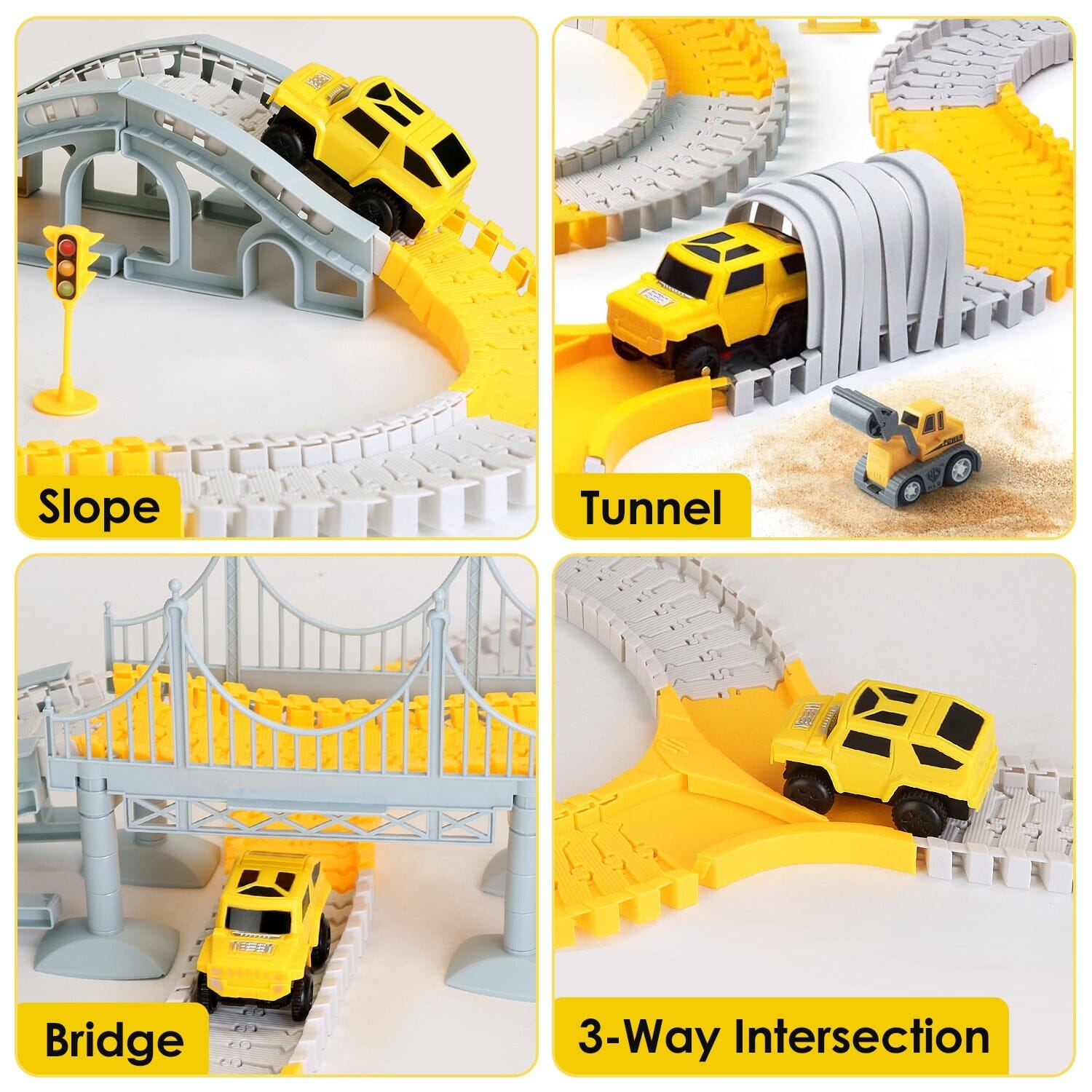 340-Piece: Construction Race Track Toy Set Discount Pices