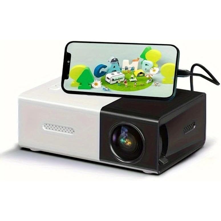 Mini Portable High-Definition Movie Projector Bright 3000+ Lumen HD LED Light Source With USB Sale Official