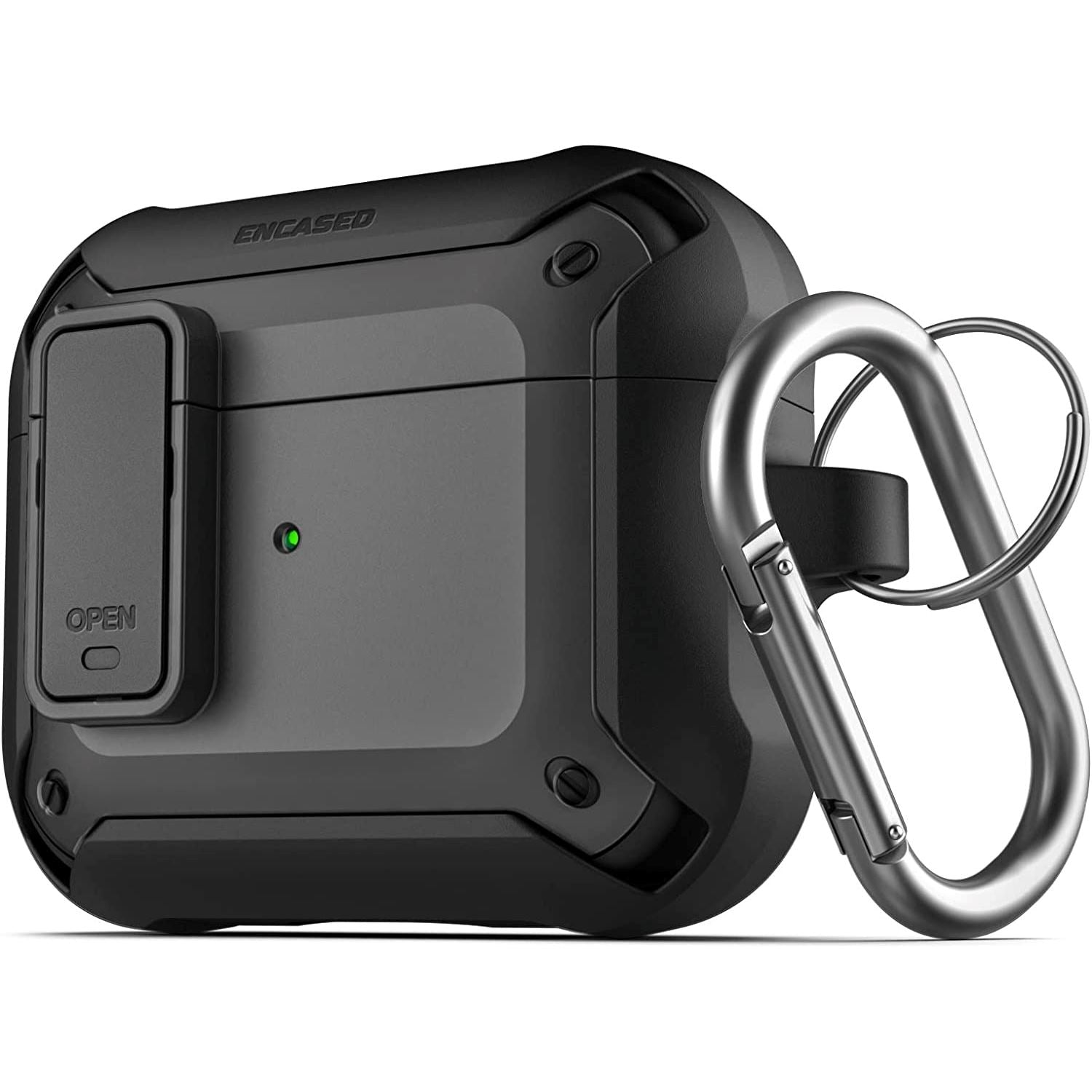 X-Armor for Airpods 3rd Generation Case with Locking Lid | Protective Carrying Pod with Carabiner Keychain (Airpods Gen 3) Sale 100% Guaranteed