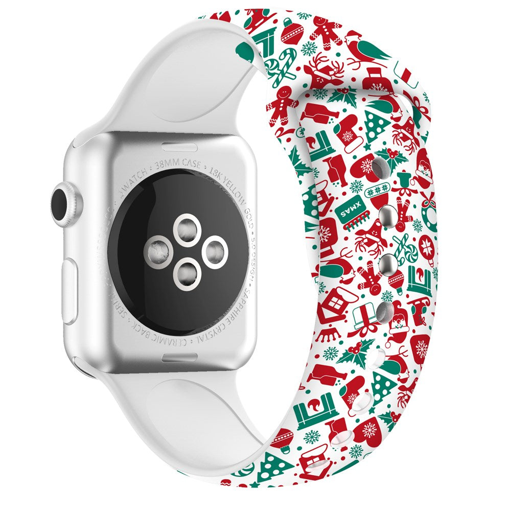 Christmas Silicone Apple Watch Bands Outlet Find Great