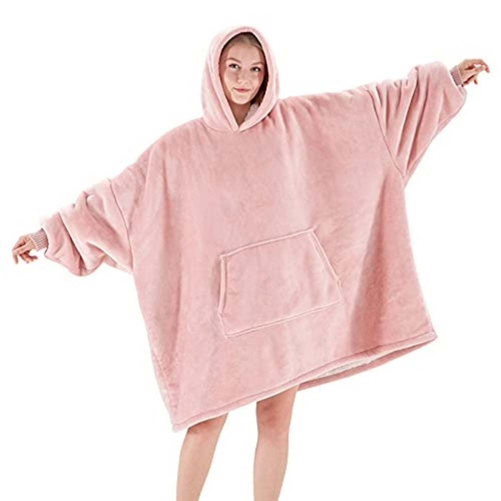 Unisex Oversized Sherpa Wearable Blanket Free Shipping With Paypal