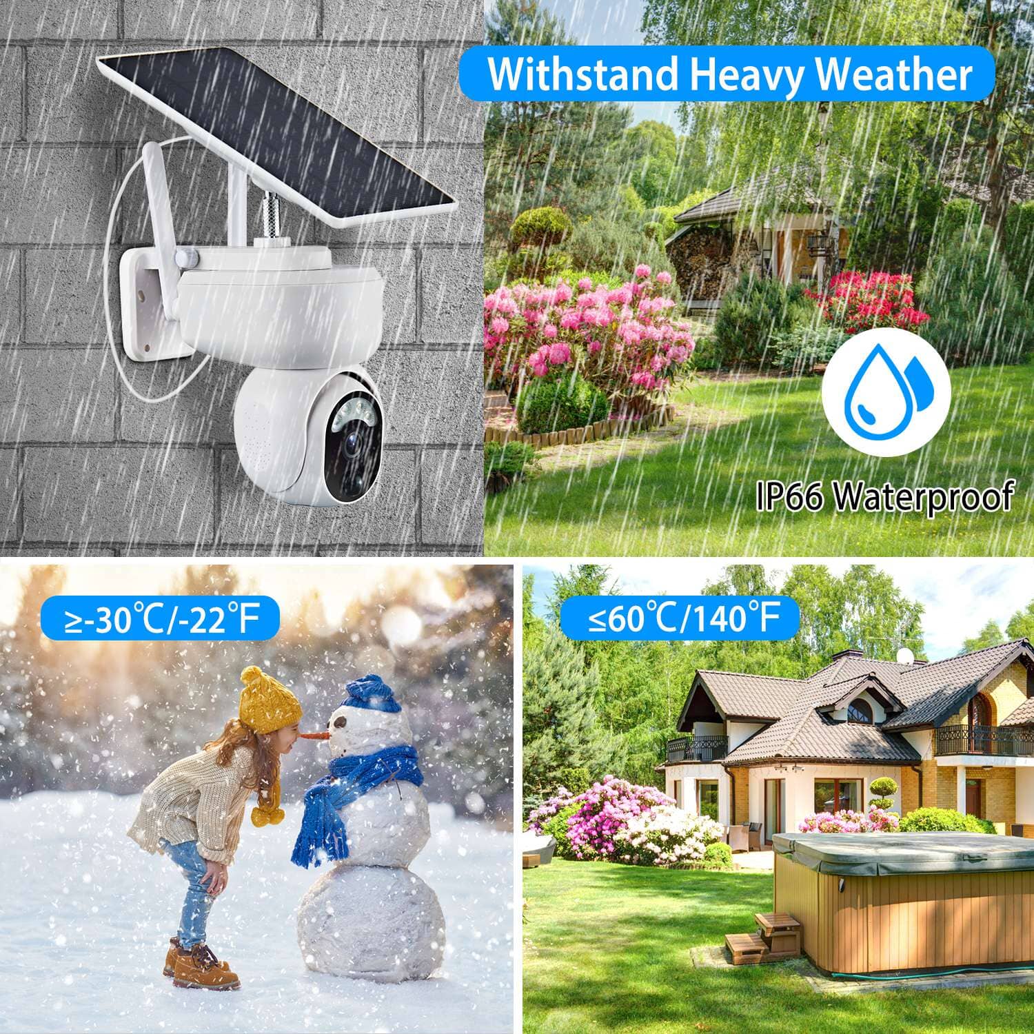 2.4G Wifi Solar Wireless 1080P Surveillance Camera with Flood Light Night Vision Sale Reliable