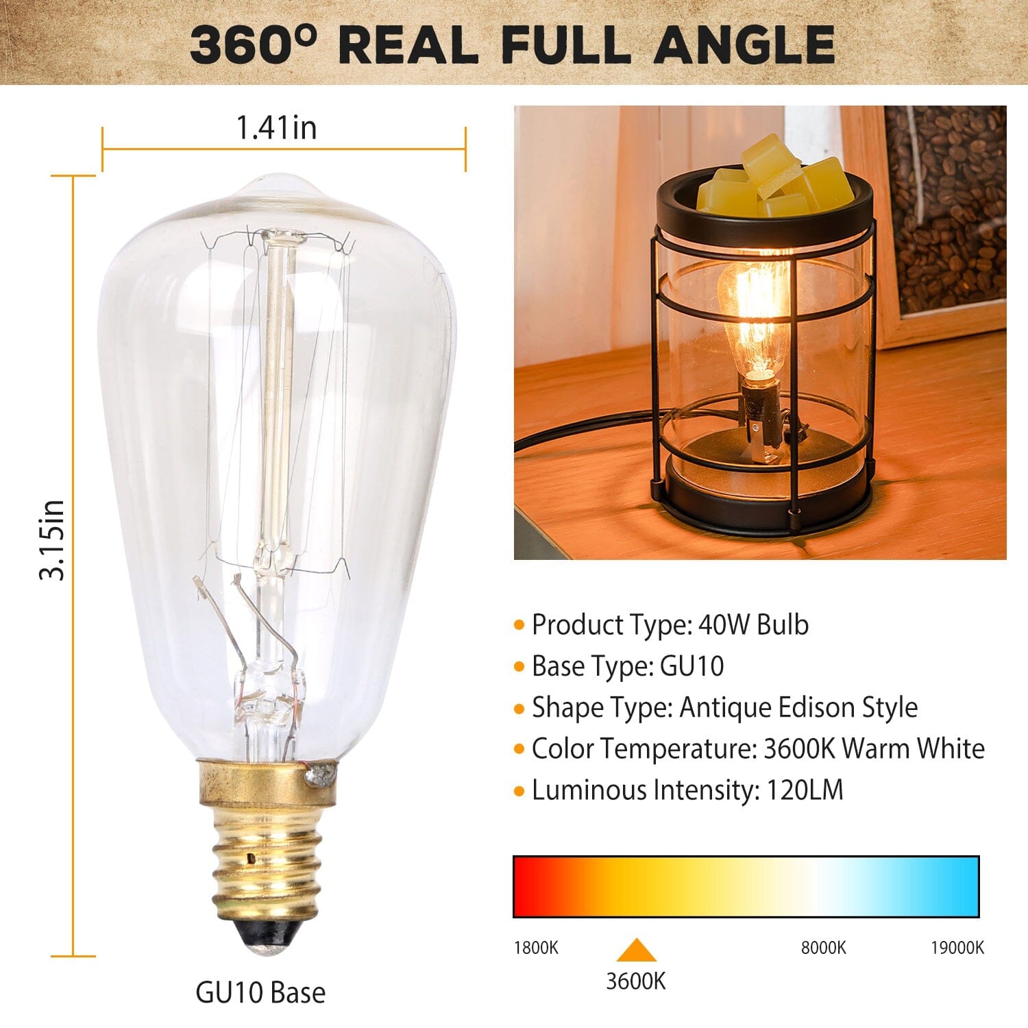 Electric Wax Melt Warmer Vintage Light Bulb Buy Cheap Wide Range Of