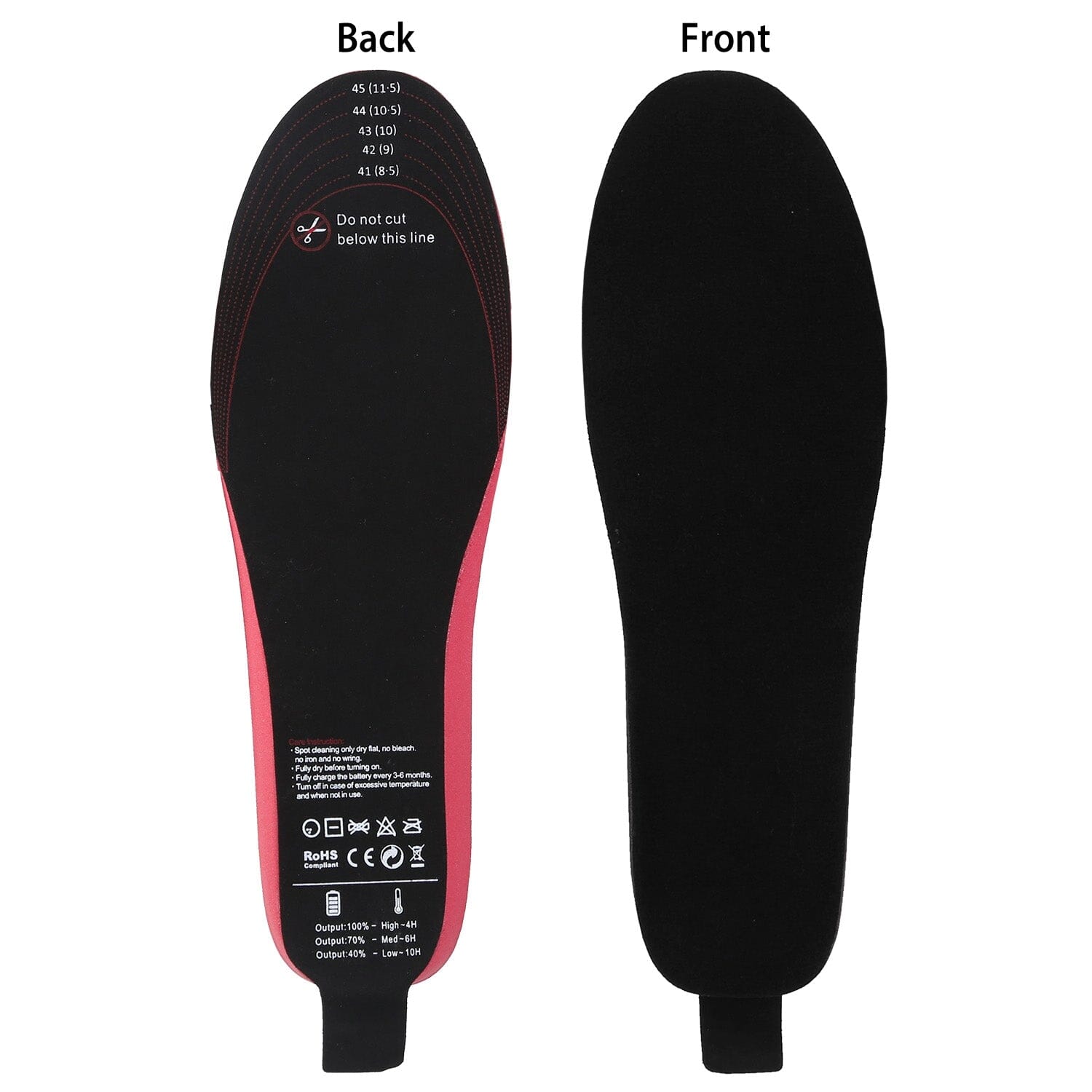 Heated Insoles Electric Heated Foot Warmer Free Shipping Visit