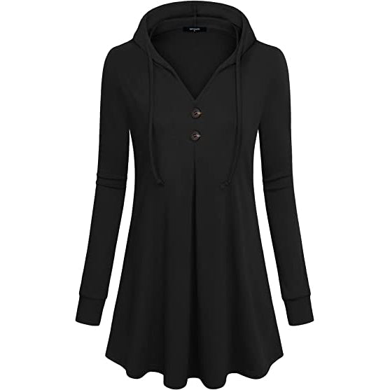 Women's Long Sleeve Hooded Tunic Tops Free Shipping Pick A Best