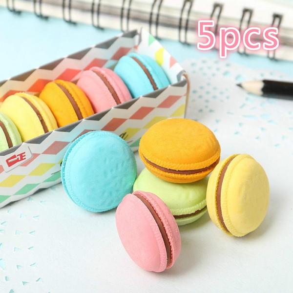 5-Pack: Macaron Erasers Buy