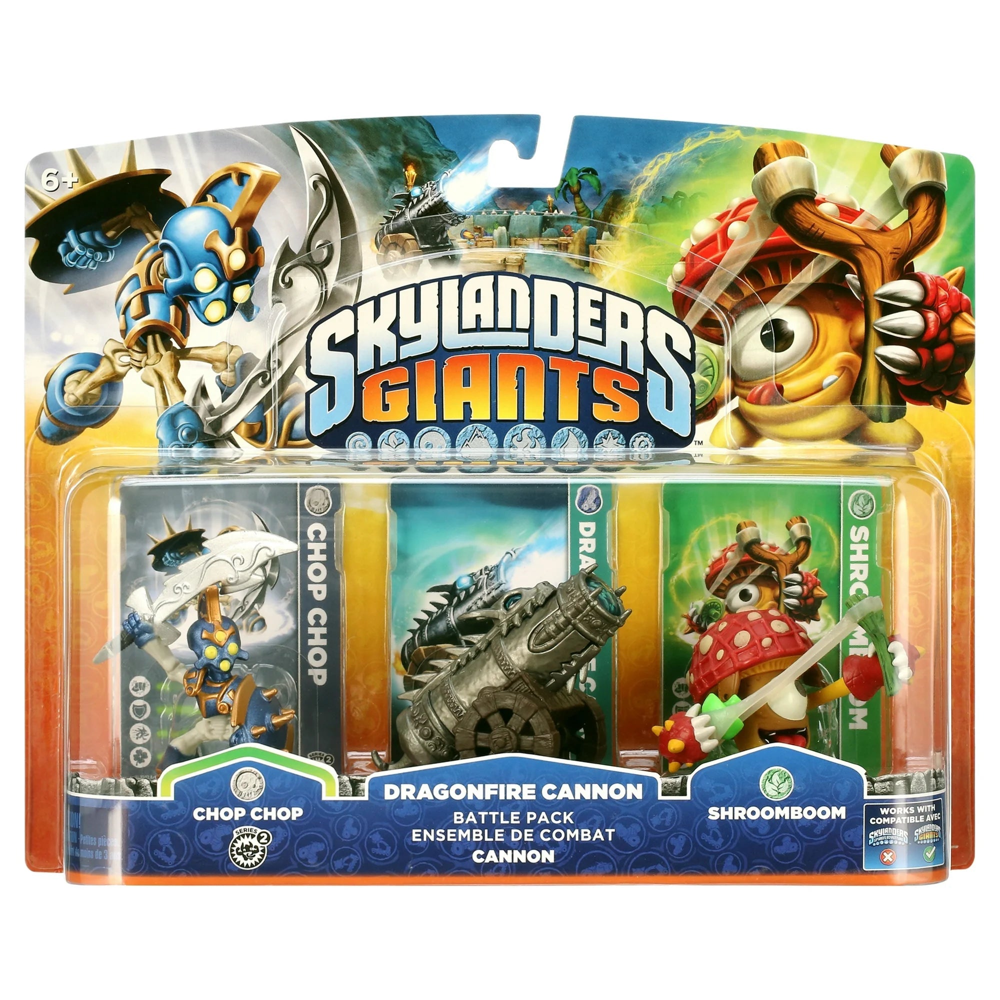 Skylanders Giants: Battle Pack #1 (Chop Chop, Dragonfire Cannon, Shroomboom - Universal) Top Quality Online