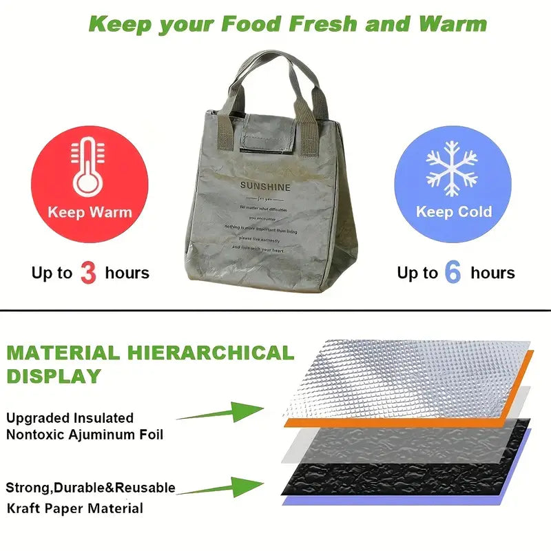 Paper Bento Bag Waterproof And Oilproof Insulation Bag Buy Cheap Outlet Locations