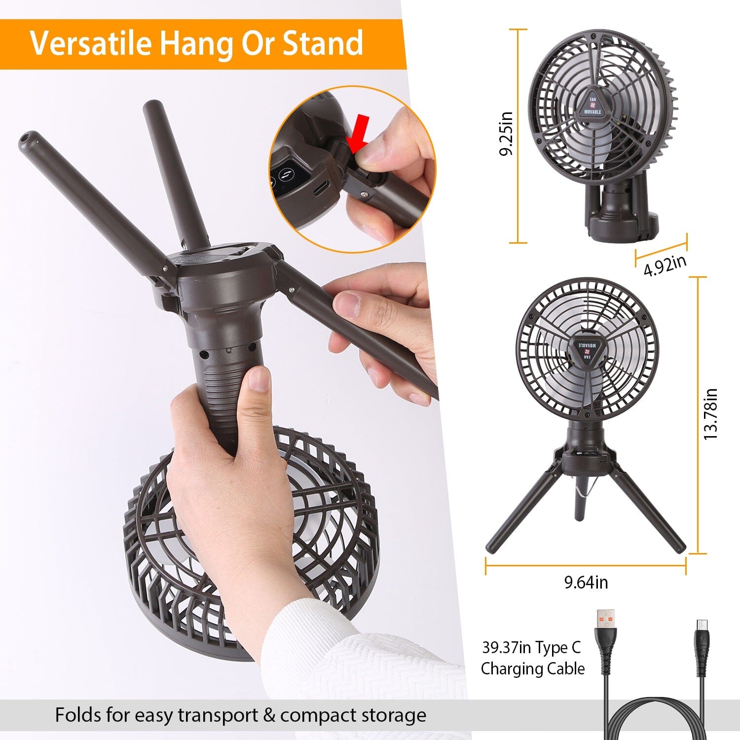 10400 mAh Portable Camping Fan Visit New Sale Online