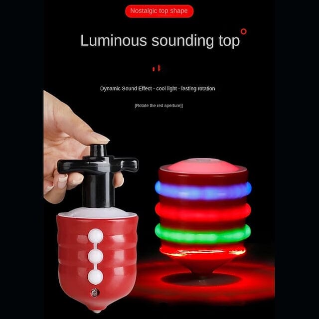 Rotating Gyro with Sound And LED Light Music Spinning Sale Choice