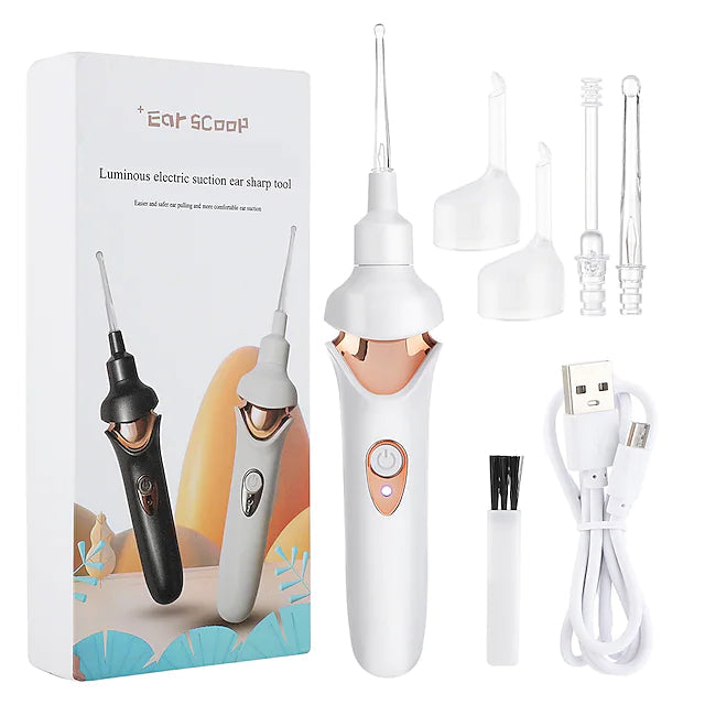 Electric Ear Cordless Safe Vibration Painless Vacuum Ear Wax Pick Cleaner Remover Spiral Cheap Sale Cheapest