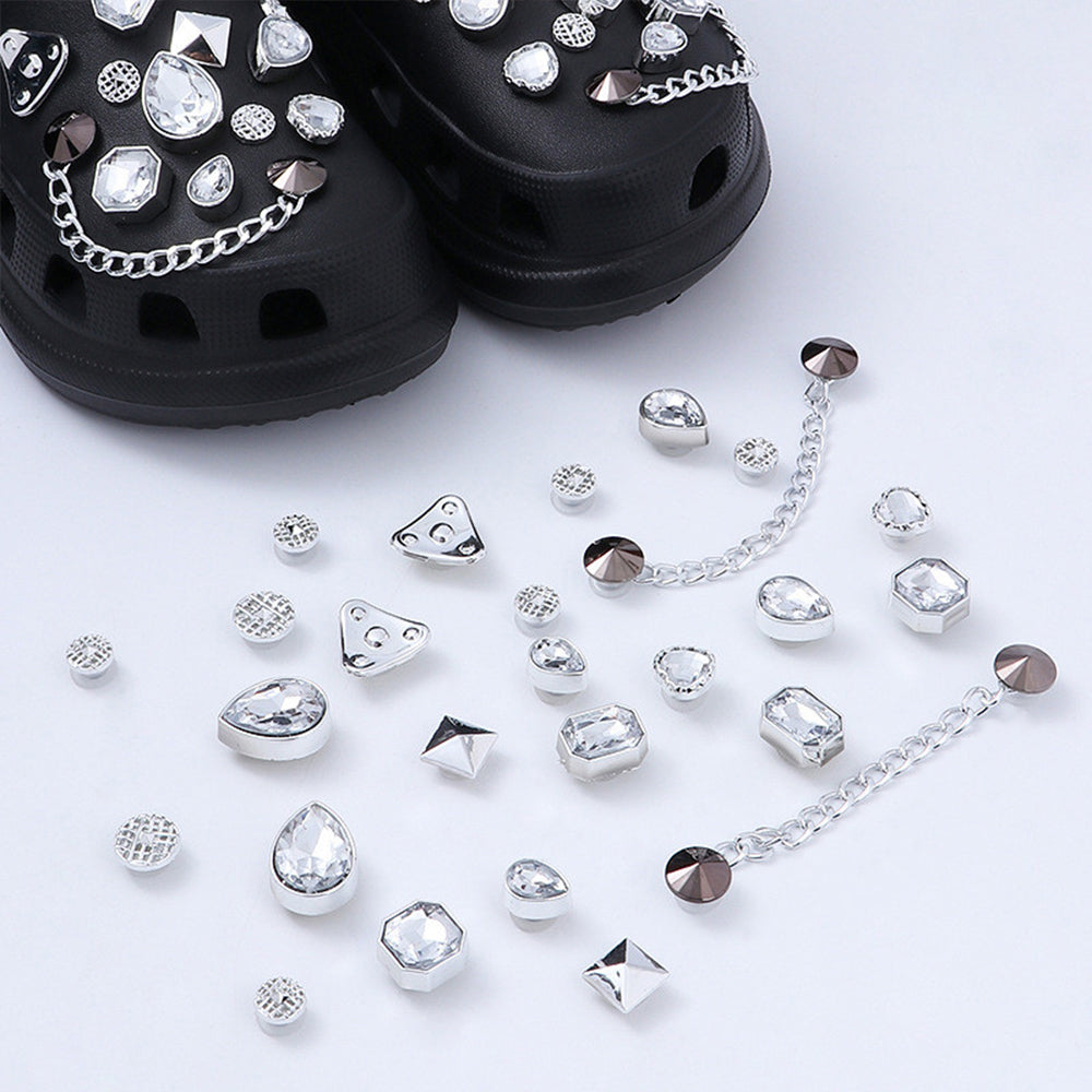 26-Piece: Croc Shoe Charm Accessories Sale 2025 New