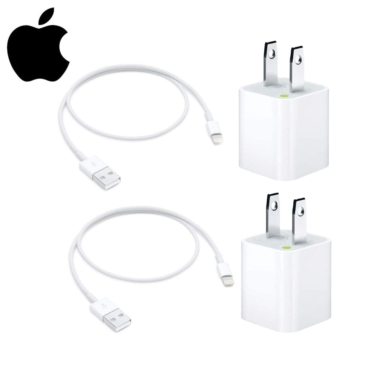 2 Pack Apple Original 5W USB Power Adapter and 2 Pack Apple OEM Lighting to USB Cable (3.3 ft) Clearance Online Official Site