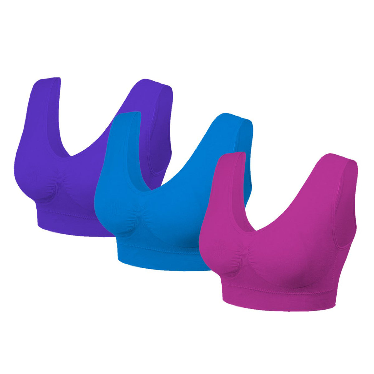 3 Pack: Seamless Lightweight Comfort Bras Online Shop From China