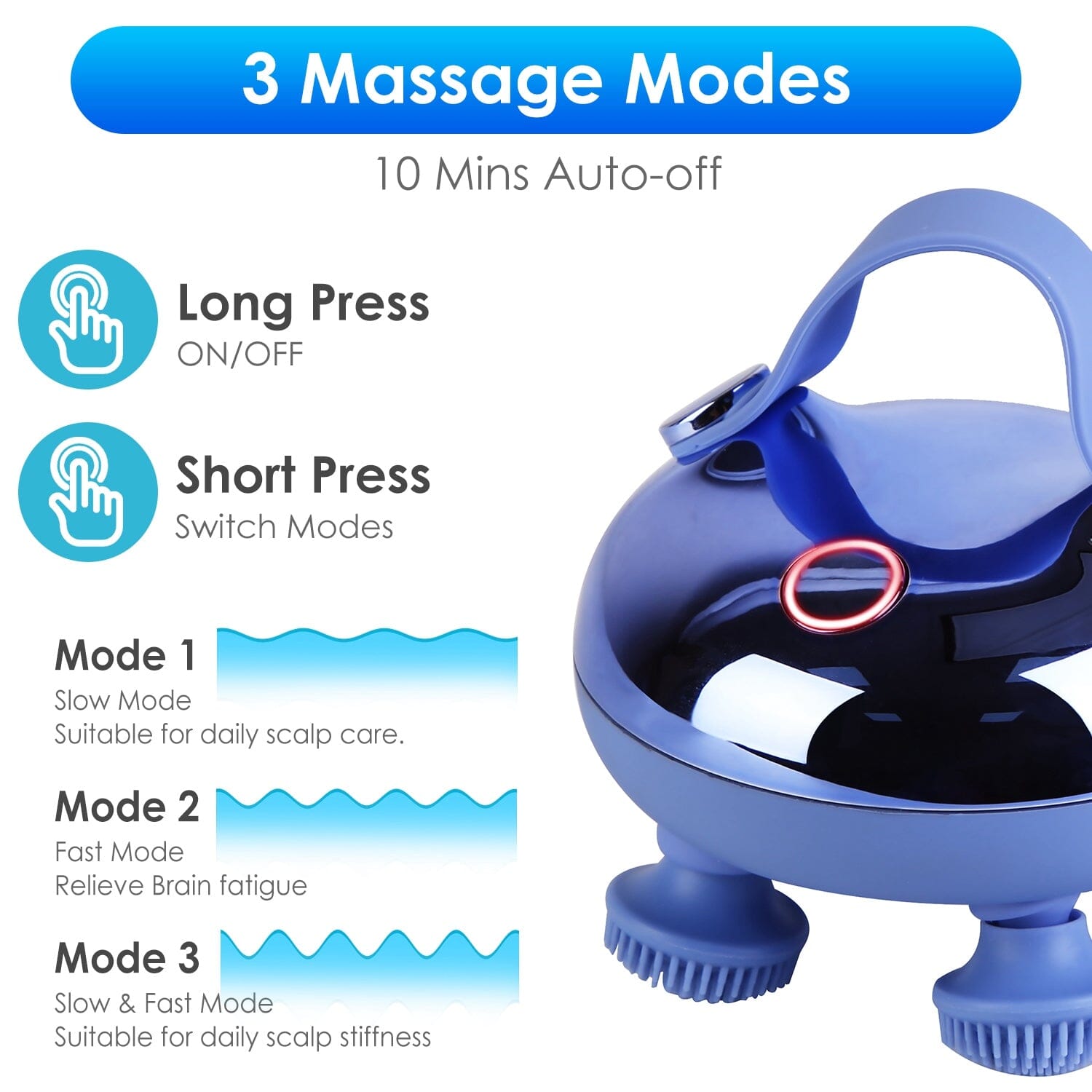 Electric Rechargeable Scalp Massager Cheap Sale Perfect