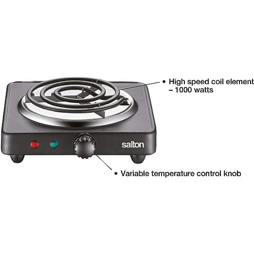 Salton Portable Electric Cooktop Clearance Big Sale