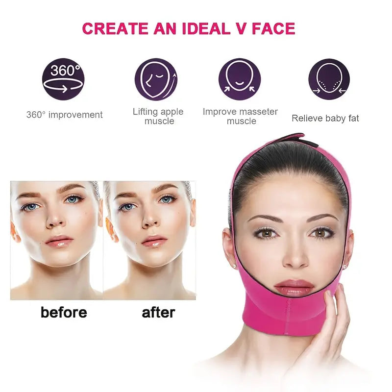 3-Pack: Face Lifting Firming Bandage Face Belt Cheap Best Seller