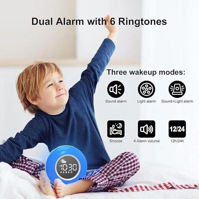 Color Changing Alarm Clock Night Light Sleep Sound Machine For Sale Online