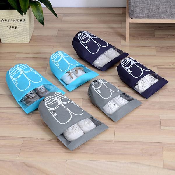 3-Pack: Drawstring Shoe Storage Bag Buy Cheap Very Cheap