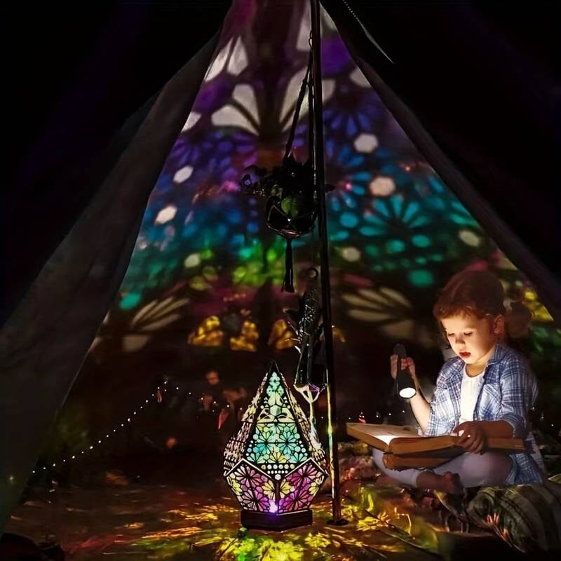 Bohemian Diamond Pole Star Projector Night Light Lowest Pice