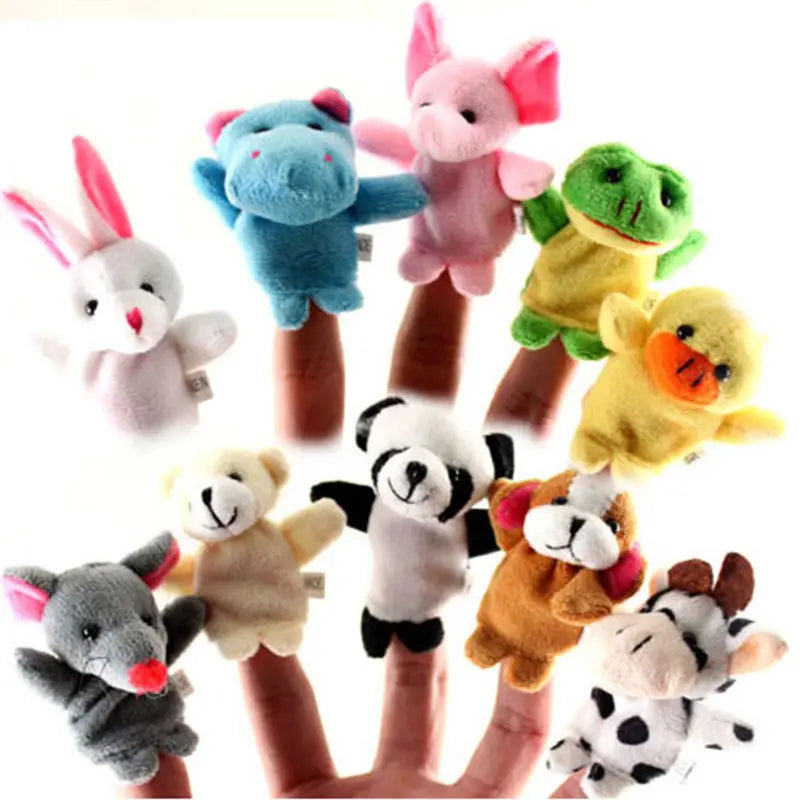 10-Piece Set: Cute Finger Puppets Baby Mini Plush Toys Buy Cheap Inexpensive