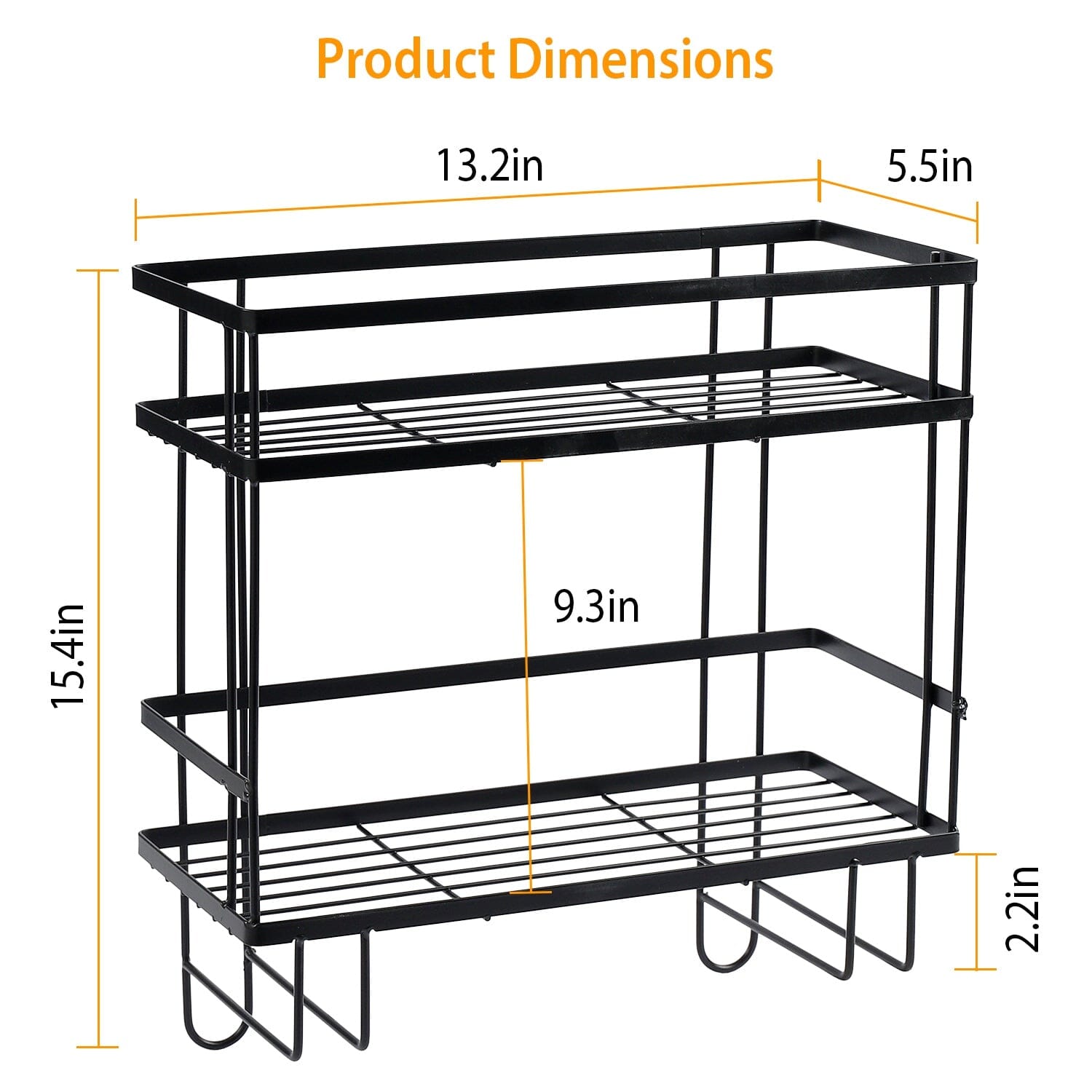 2-Tier Over the Toilet Storage Shelf Rack Clearance Online