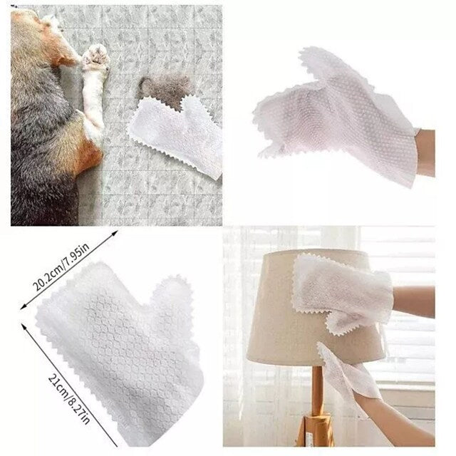 50-Pieces: Dust Cleaning Gloves Eco-friendly Disposable Gloves Outlet Locations Cheap Pice