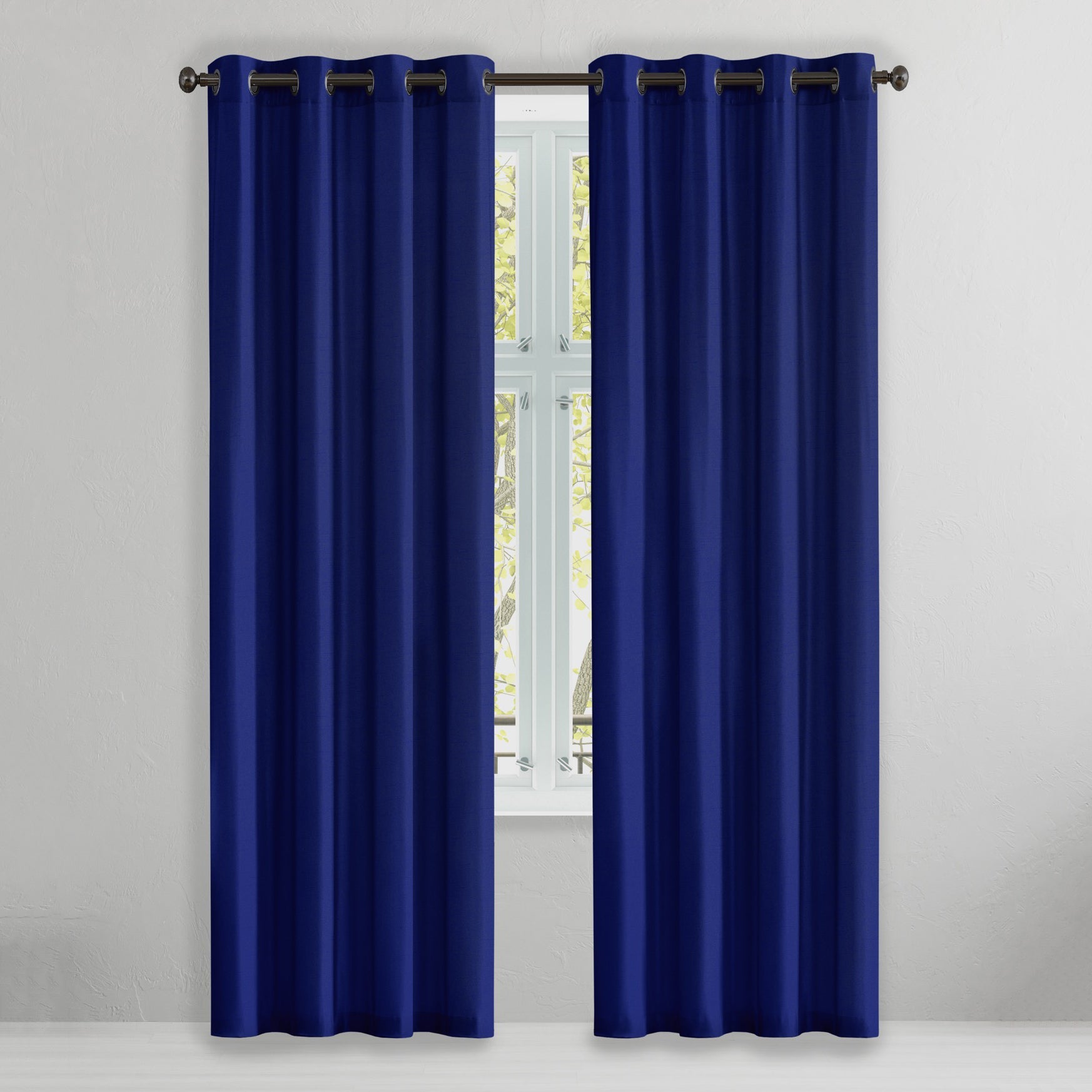 2-Piece Set: Solid Blackout Thermal Window Curtain Pair Panel Free Shipping 100% Original