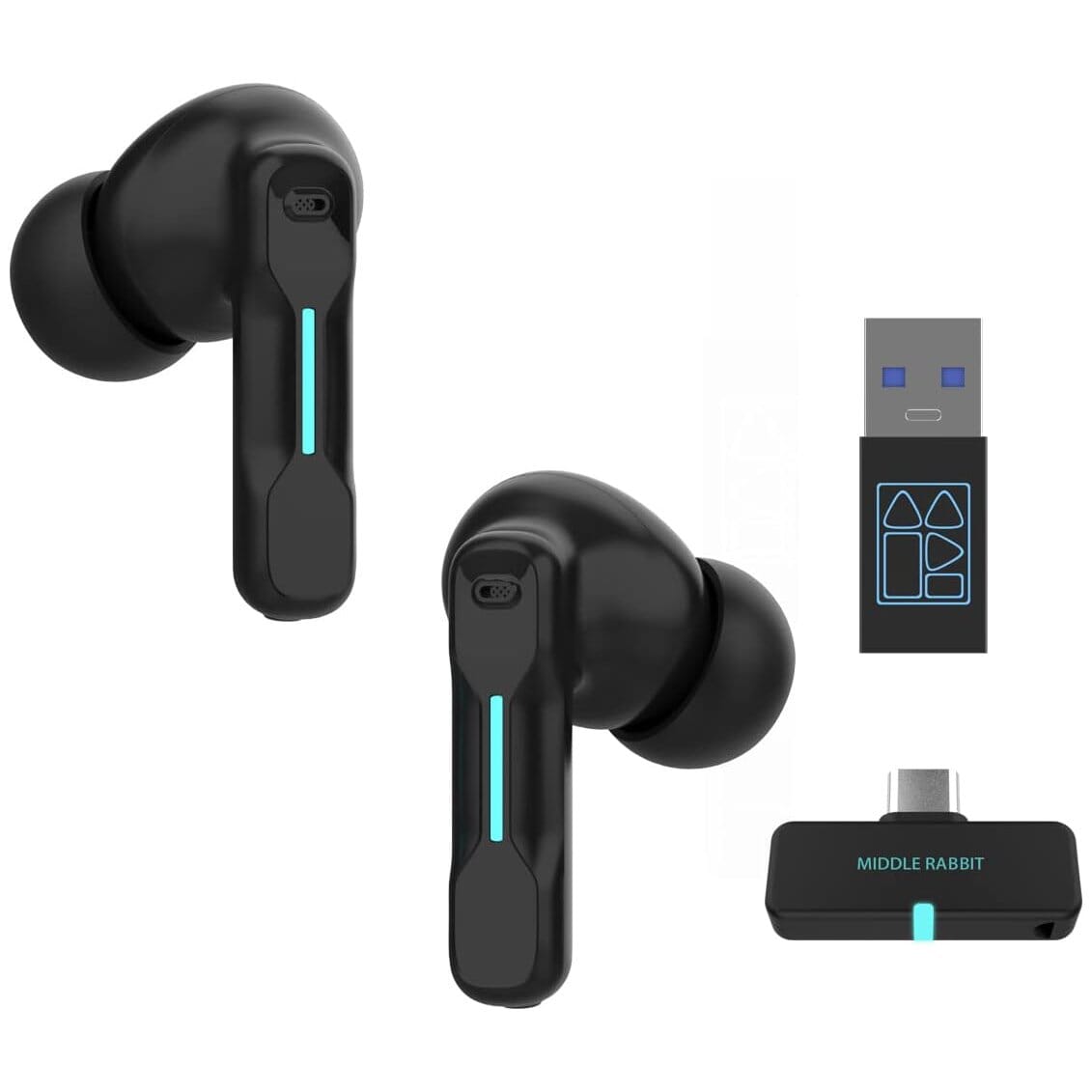 Middle Rabbit SW4 Wireless Gaming Earbuds (Refurbished) Cheap Store