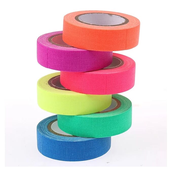 6-Pack: UV Gaffer Fluorescent Party Tape Blacklight Reactive Glow In The Dark Tape Sale Recommend