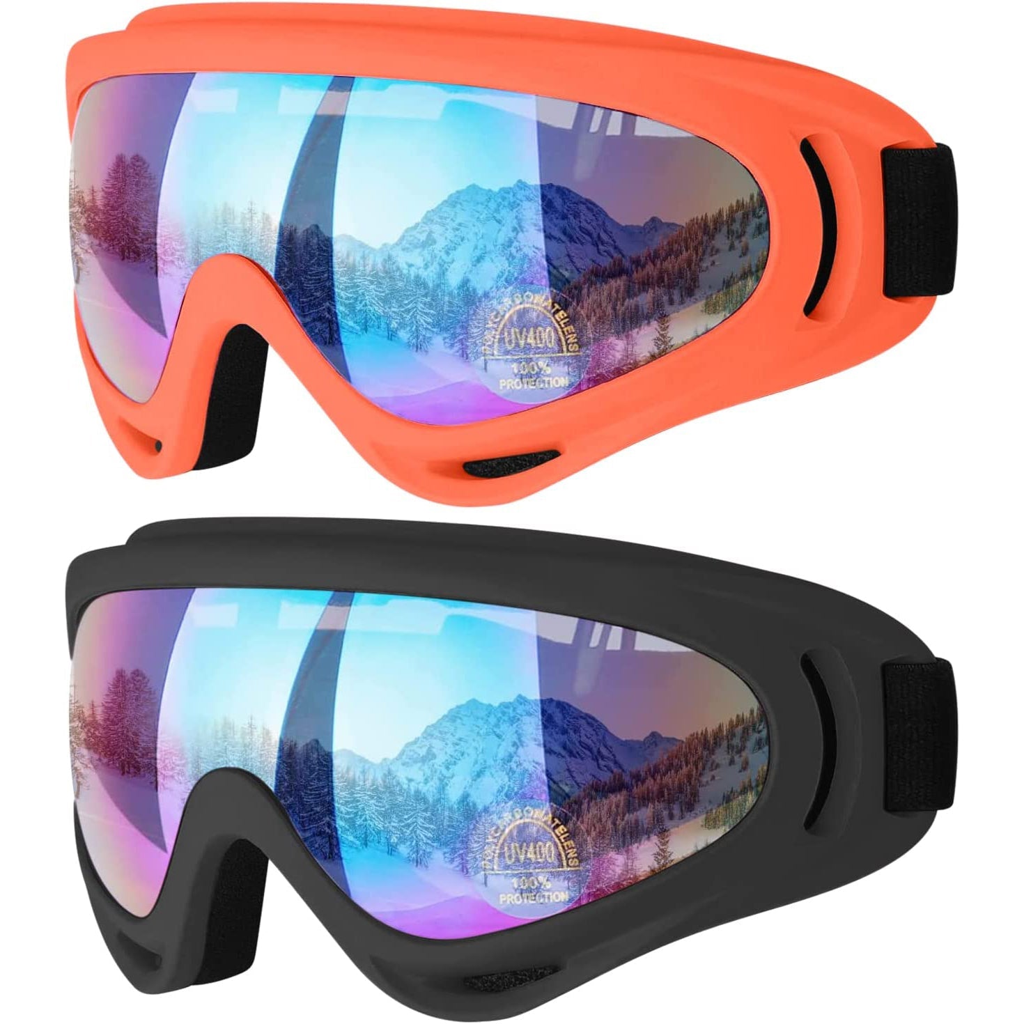 2-Pack: Anti-Scratch Dustproof Sports Goggles Quality Free Shipping Low Pice