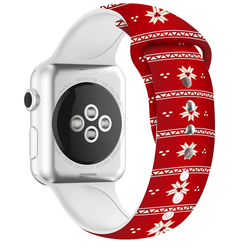 Christmas Silicone Apple Watch Bands Outlet Find Great