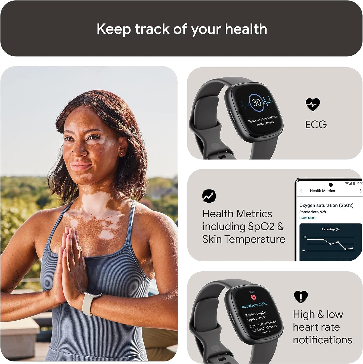 Fitbit Sense 2 Advanced Health and Fitness Smartwatch (Refurbished) Extremely Cheap Online