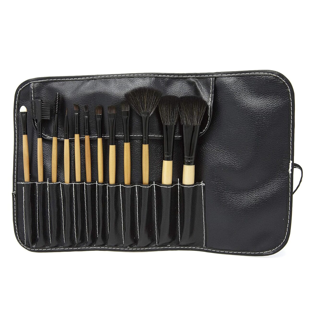 13-Pieces Set: LILT BEAUTY Makeup Brush Set with Blush Foundation Eyeshadow Concealer Liner Sponge Fan and Eyebrow Discount Latest Collections